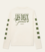Camiseta Le deux manga larga marfil verde